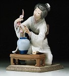 Lladro Oriental_flower_arranger_1973-97_&nbsp;4840M 