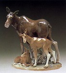 Lladro Elk_family_1978-81&nbsp;5001G 