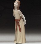 Lladro Naughty_~_girl_with_hat_1978-98&nbsp;5006G 