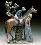 Lladro Jockey_with_lass_1979-00_&nbsp;5036G 