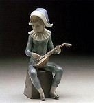 Lladro Harlequin_letter_a_1980-85&nbsp;5075G 