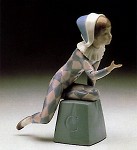 Lladro Harlequin_letter_c_1980-85&nbsp;5077G 