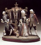 Lladro Sedan_chair_group_1980-91&nbsp;5097G 