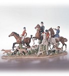 Lladro Fox_hunt_le1000_1986-C&nbsp;5362G 
