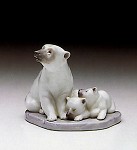 Lladro Minature_polar_bears_1987-00&nbsp;5434G 