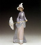 Lladro Feathered_hat_on_the_avenue_1990-94&nbsp;5686G 