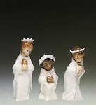 Lladro Three_kings_(with_hooks)_1990_only&nbsp;5729G 