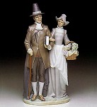 Lladro Pilgrim_couple_1991-93&nbsp;5734G 