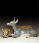 Lladro Bull_&_donkey_1991-96&nbsp;5744G 