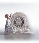 Lladro Swan_clock_1991-02&nbsp;5777G 
