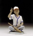 Lladro Baseball_player_1994-97&nbsp;6137G 