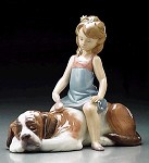 Lladro Contented_companion_1995-00&nbsp;6229G 