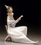 Lladro Young_jester_with_mandolin_1995-97_&nbsp;6237M 