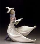 Lladro Young_jester_singing_1995-97_&nbsp;6239M 