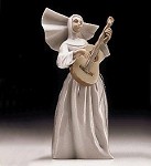 Lladro Sister_with_guitar_usa_1997-99&nbsp;6406G. 