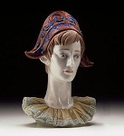 Lladro Pensive_harlequins_head_1997-99_***&nbsp;6434G 