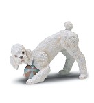 Lladro Playful_poodle_(large)_1998-01&nbsp;6557G 