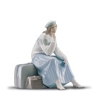 Lladro Pensive_traveller_2000-01&nbsp;6709G 