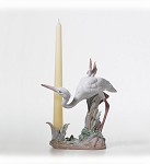 Lladro Herons'_realm_candleholder_(crouching)&nbsp;6883. 