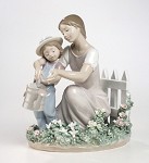 Lladro Lessons_in_the_garden&nbsp;8028. 