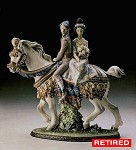 Lladro Valencian_couple_on_horse&nbsp;1472 