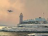Afternoon Departure at Stoney Point Light by William Phillips