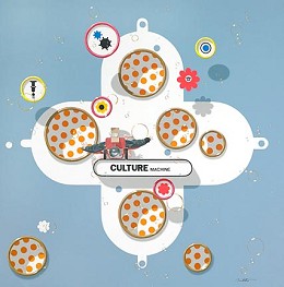 Culture Machine by Philippe Bertho Image is watermarked for copyright protection and is not present on the actual art work.