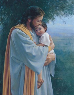 In Thy Tender Care Paper by Kathy Lawrence Image is watermarked for copyright protection and is not present on the actual art work.