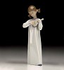 Lladro Girl With Guitar
