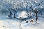 Peter Ellenshaw&nbsp;Winter Walk  Giclee