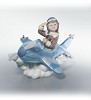 Retired Lladro&nbsp;Over The Clouds