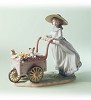 Retired Lladro&nbsp;Kitty Cart