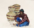 Gamboa&nbsp;Basket Vendor In Blue