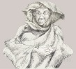 Charles Bibbs&nbsp;Burlap Man Giclee
