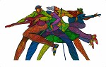 Charles Bibbs&nbsp;Carnaval Blues Giclee