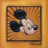 Trevor Carlton&nbsp;Presenting Mickey Mouse Hand-Textured Gicl�e on Canvas