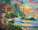 James Coleman&nbsp;Paradise Season Canvas Giclee 