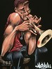 David Garibaldi&nbsp;Movin Fingers 27x36 Giclee On Canvas