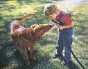 Tom Sierak&nbsp;Drinking Buddies Canvas Giclee