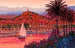 Kerry Hallam&nbsp;Riviera Twilight Canvas