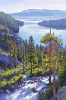 June Carey Cascade Of Light Emerald Bay Lake Tahoe Museumedition Canvas
