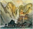 DreamWorks Animation&nbsp;Valley Of Peace Kung Fu Panda Giclee On Canvas