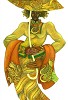 Charles Bibbs&nbsp;Yellow Umbrella - Giclee #50