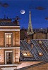 Liudmila Kondakova&nbsp;Eiffel Tower At Midnight