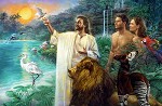 Nathan Greene&nbsp;First Sabbath In Eden Canvas Giclee