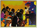 Romare Bearden&nbsp;Out Chorus Etching Artist Signed
