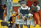 Romare Bearden&nbsp;The Family Artist Signed