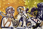 Romare Bearden&nbsp;Brass Section Artist Signed