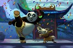 Scott Sherman Defending The Gates Kung Fu Panda Po And Shifu Giclee On Canvas