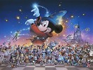 Tsuneo Sanda&nbsp;Mickey's Party Giclee On Canvas